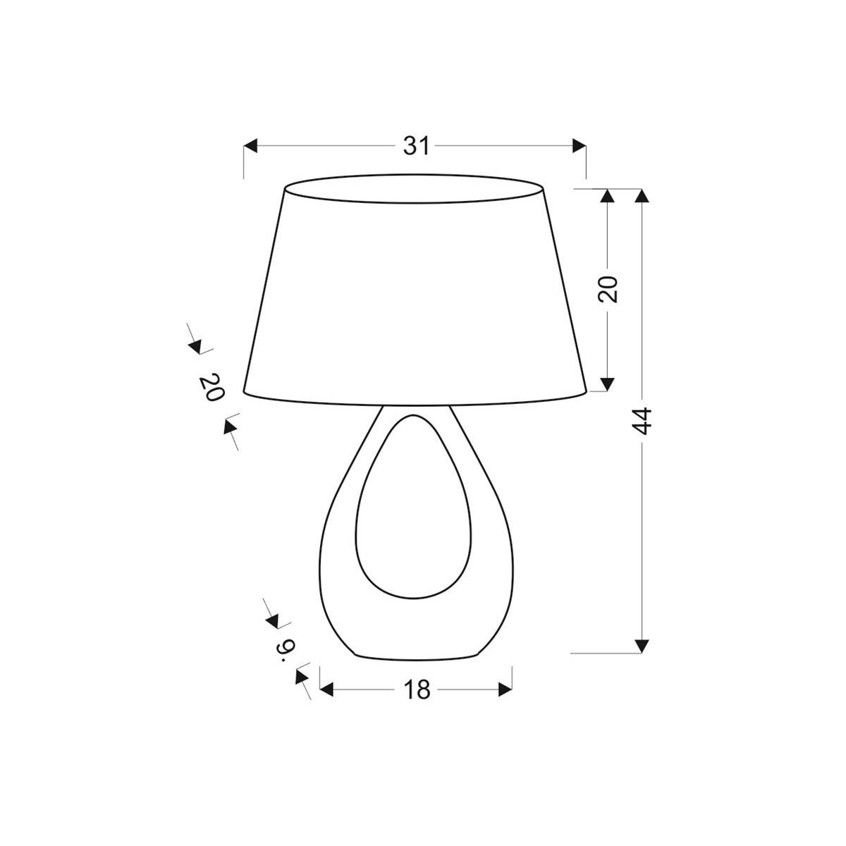 Candellux ROMANO 41-79954 1xE27