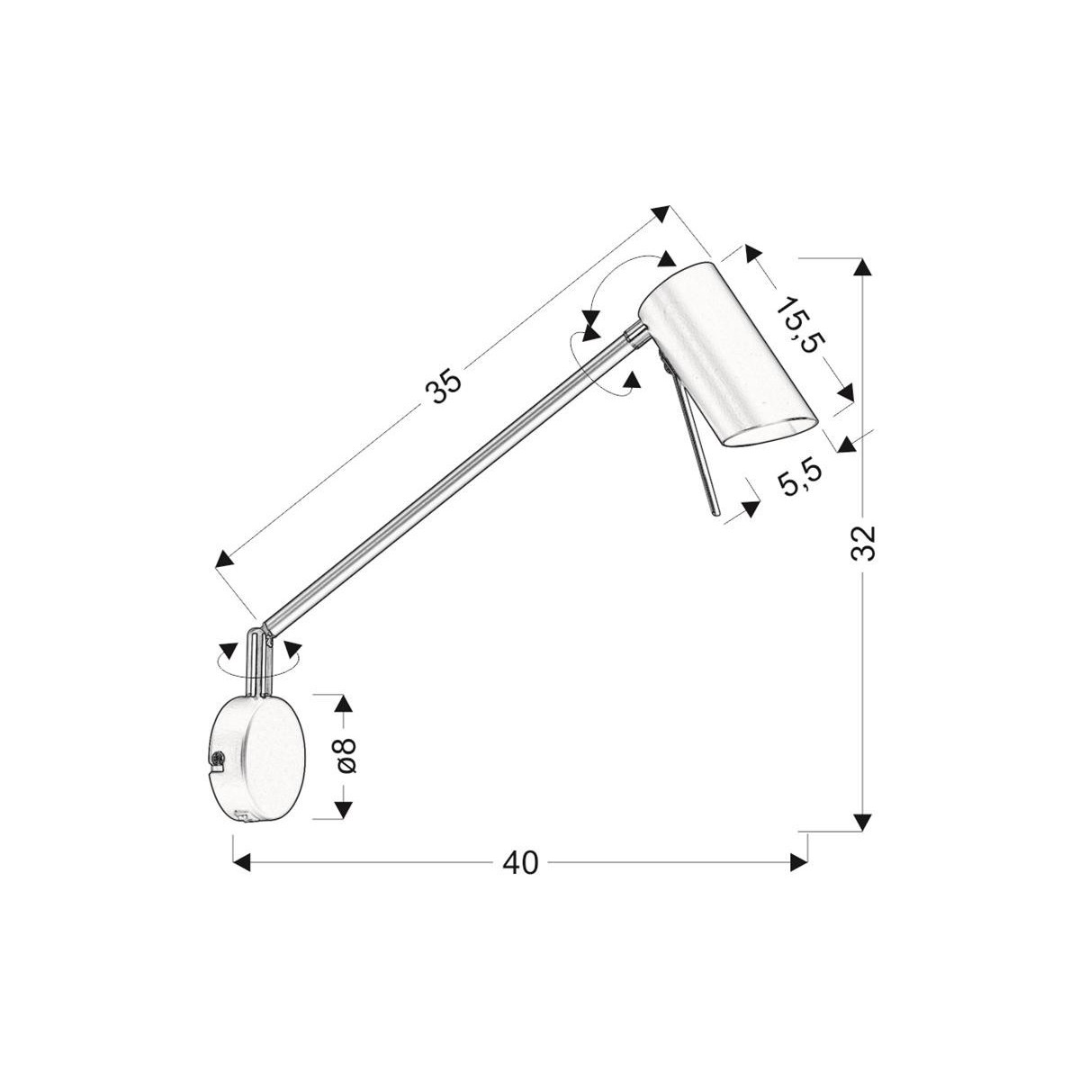 Candellux MILLY 21-73884 1xGU10