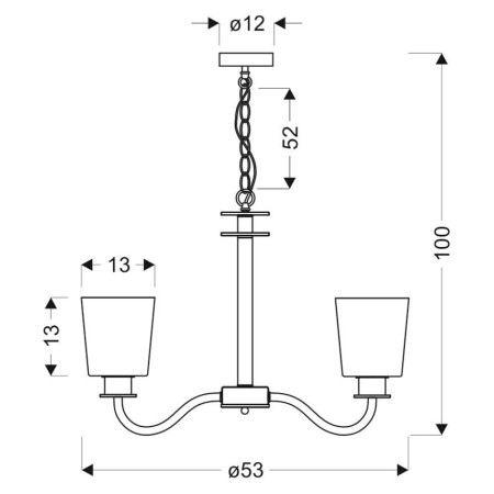 Candellux SCHUBERT 33-74232 3xE27