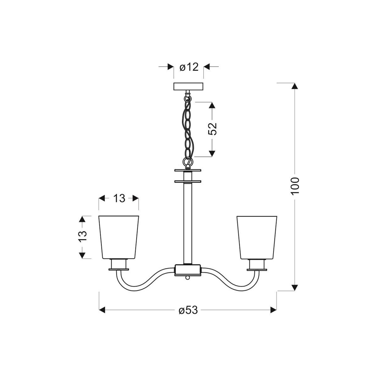 Candellux SCHUBERT 35-74249 5xE27