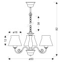 Candellux ZEFIR 33-73792 xE14