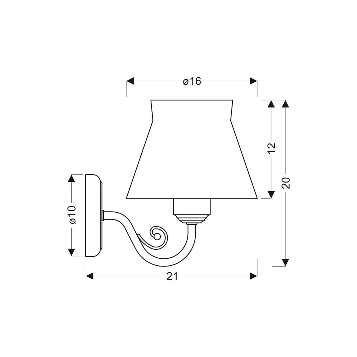 Candellux ZEFIR 21-73785 xE14