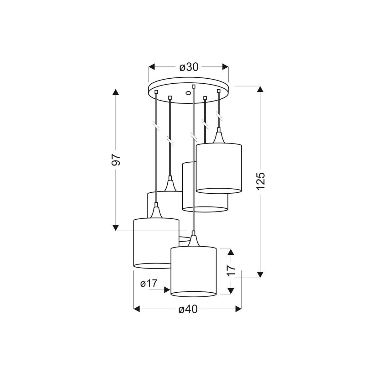Candellux LONG 35-73976 xE14