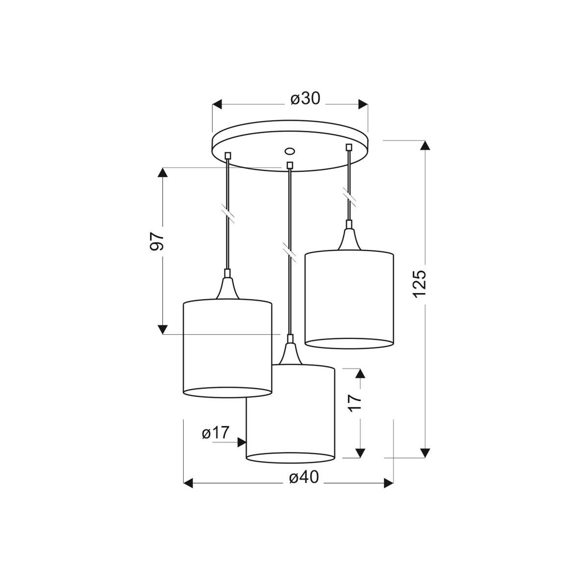 Candellux LONG 33-73969 xE14