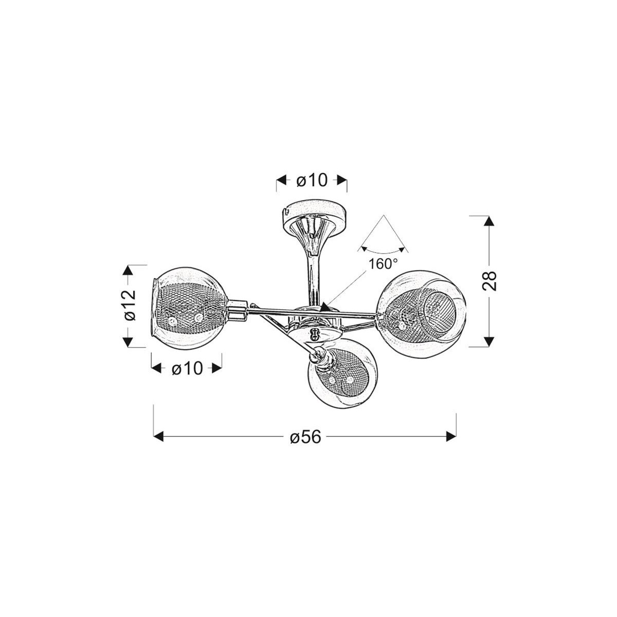 Candellux OZZO 33-72214 xE14