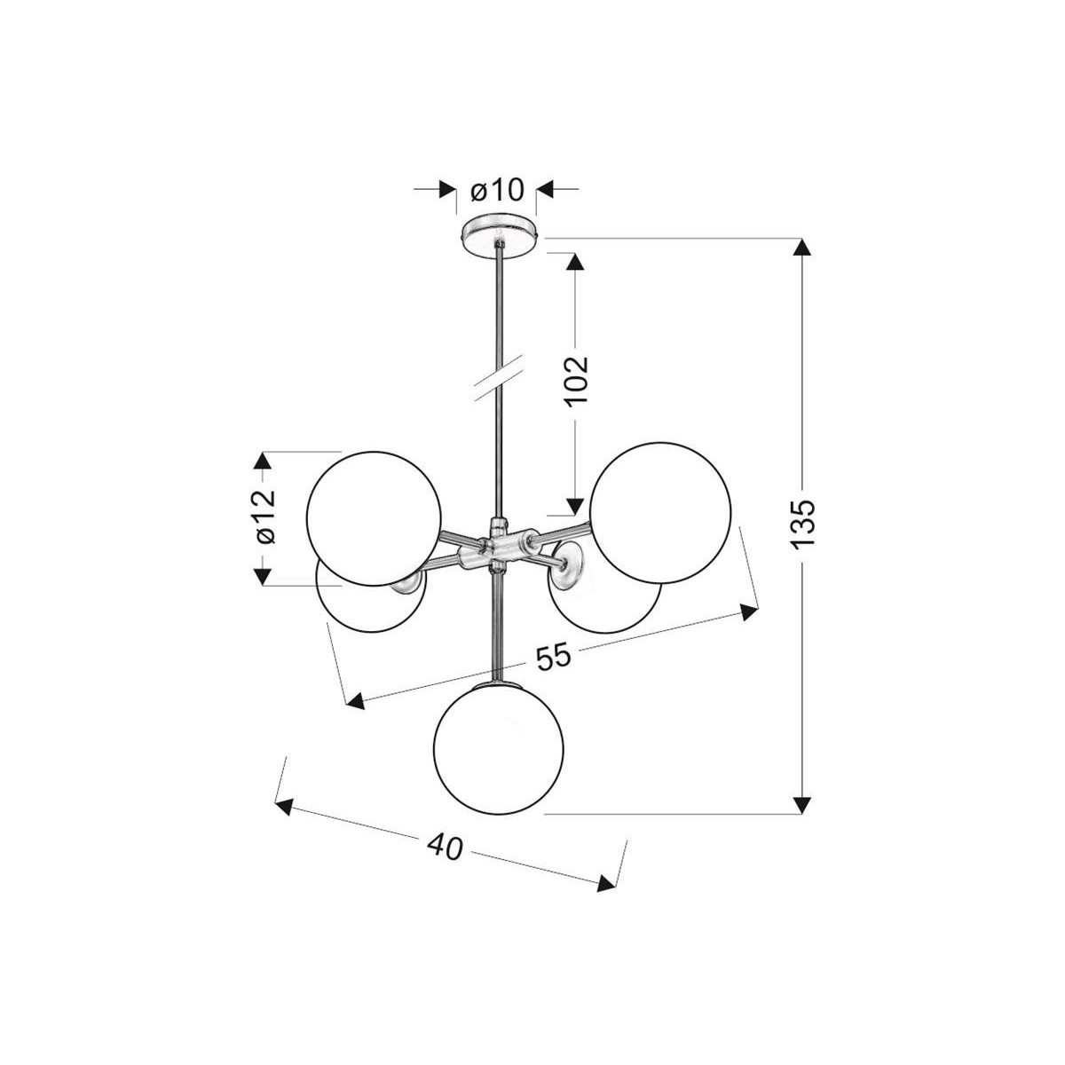 Candellux MATI 35-73778 xG9