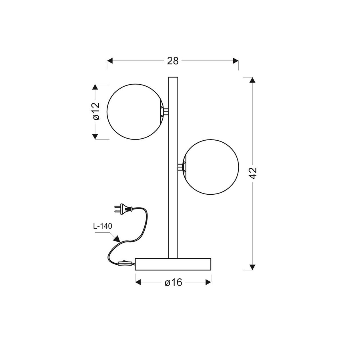 Candellux KAMA 42-73433 xG9