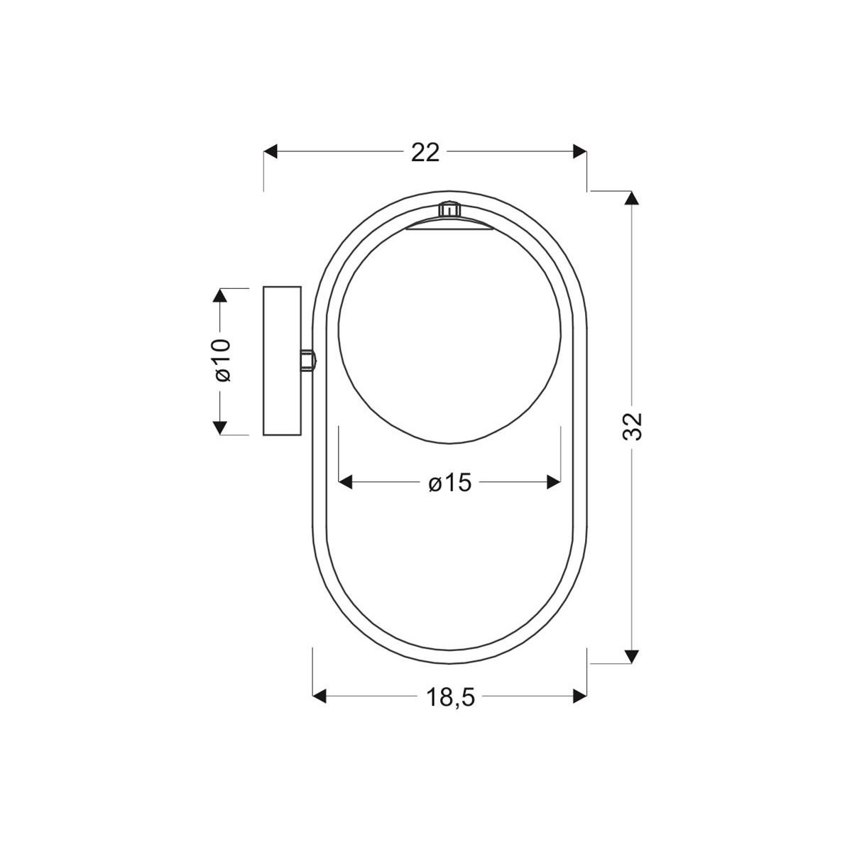 Candellux CORDEL 21-73440 1xG9