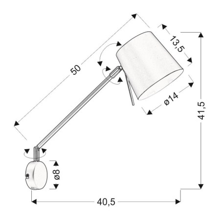 Candellux KILLY 21-73914 1xE14