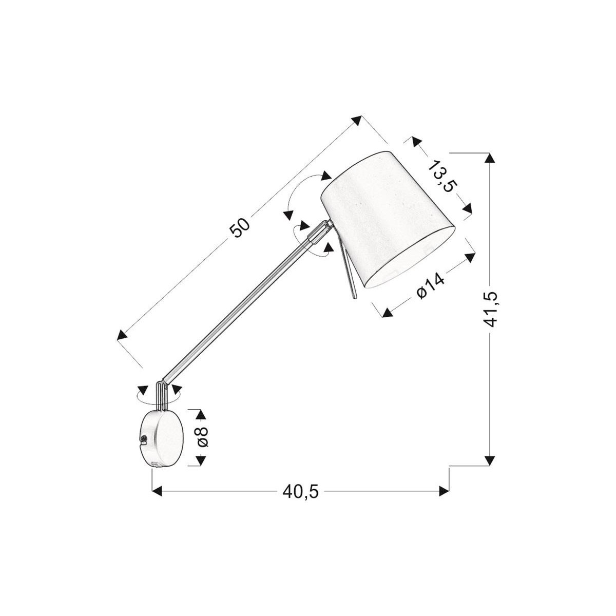 Candellux KILLY 21-73914 1xE14