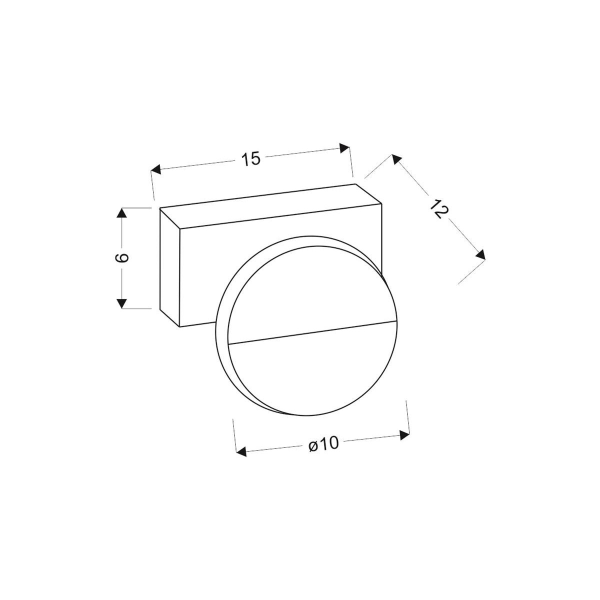 Candellux SING 21-72795 xLED - 330 lm - 3W LED - 4000K