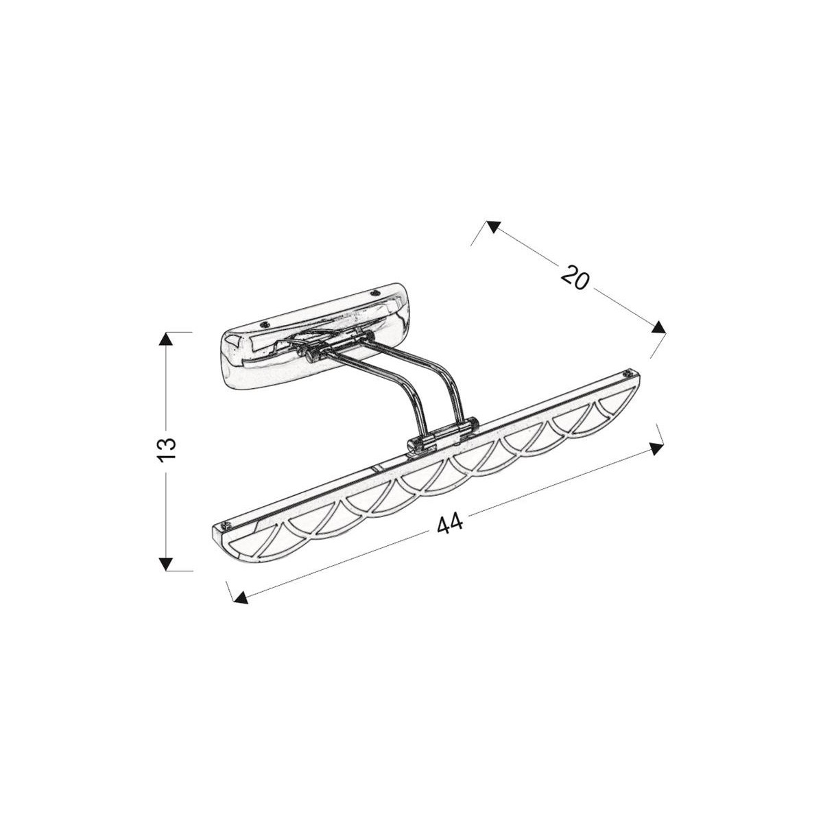 Candellux MOVE 21-72856 xLED - 500 lm - 6W LED - 4000K