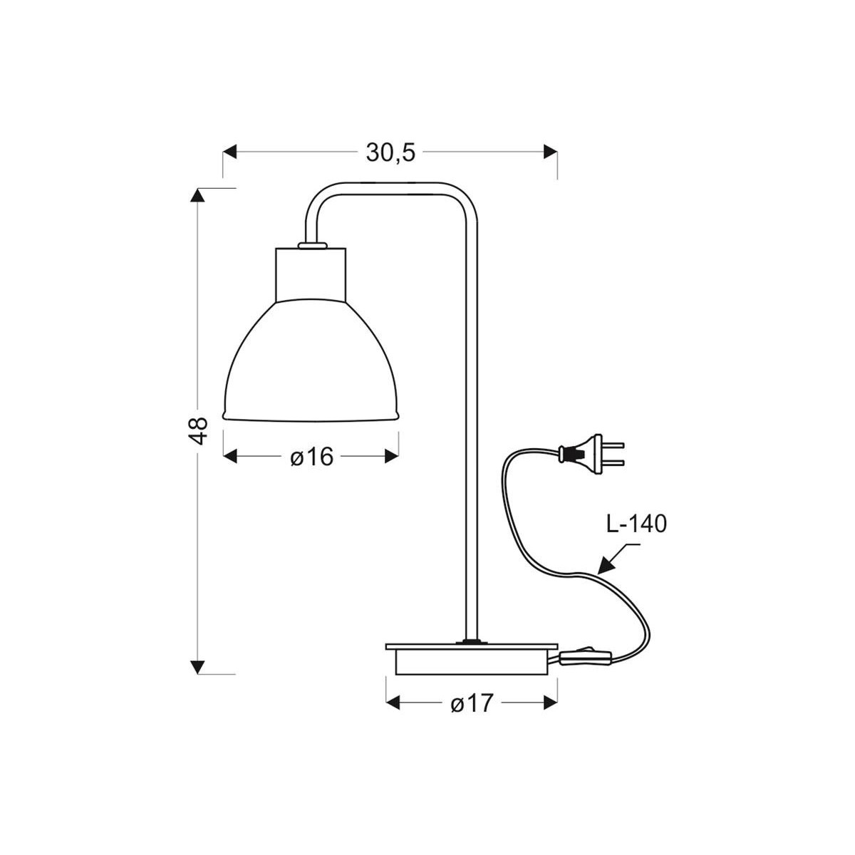 Candellux VARIO 41-73488 1xE27