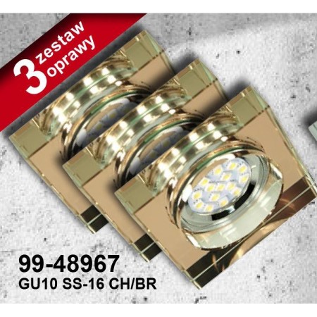 Candellux ZESTAW 99-48967 xGU10 - 720 lm - 3000K