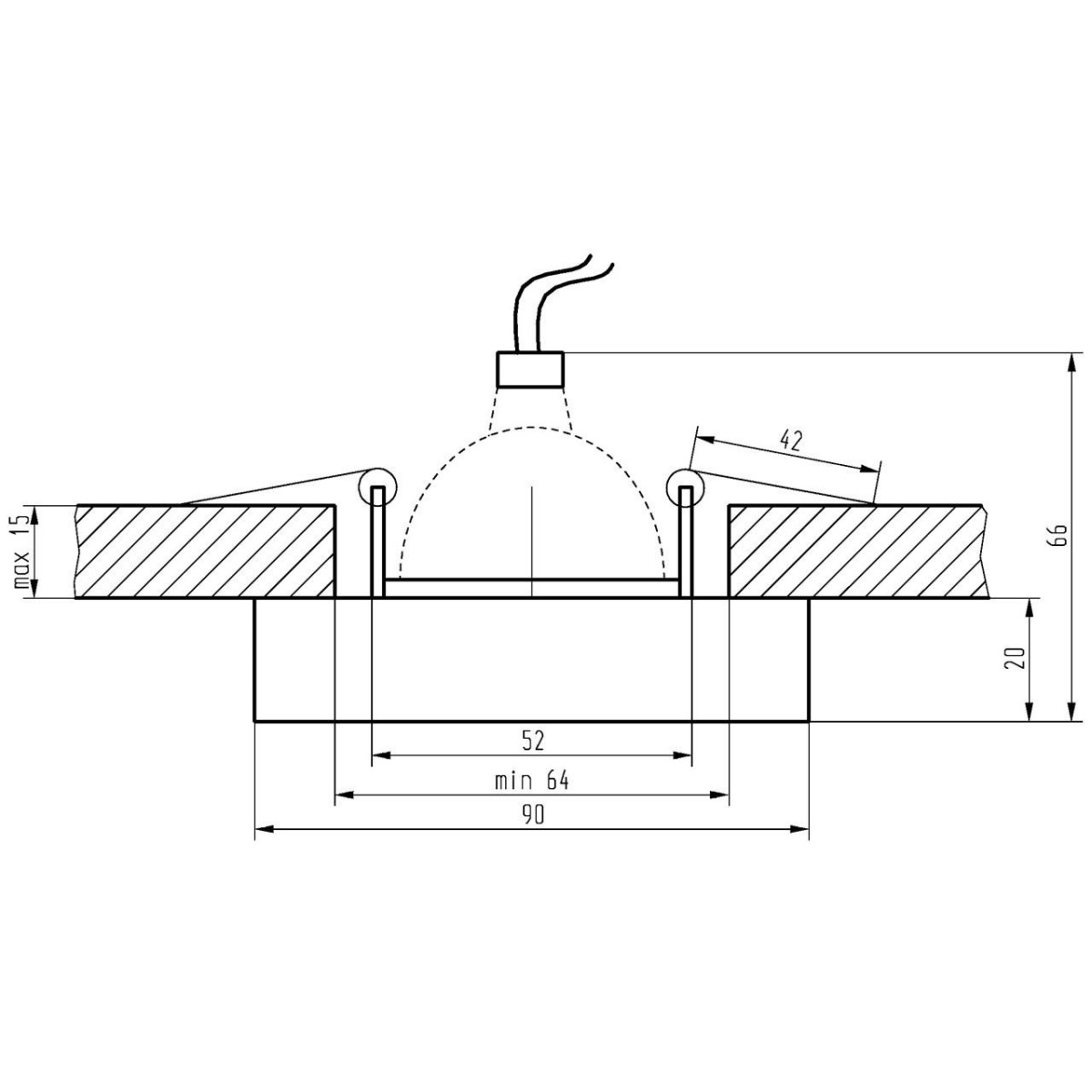 Candellux ZESTAW 99-48974 xGU10 - 720 lm - 3000K