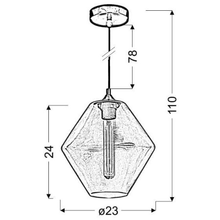 Candellux LAMPA 31-36223-Z xE27