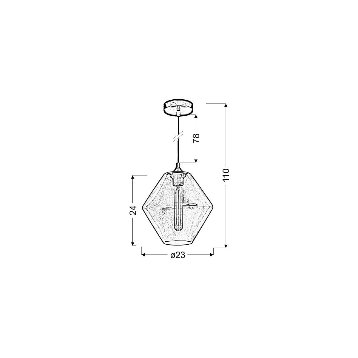 Candellux LAMPA 31-36353-Z xE27