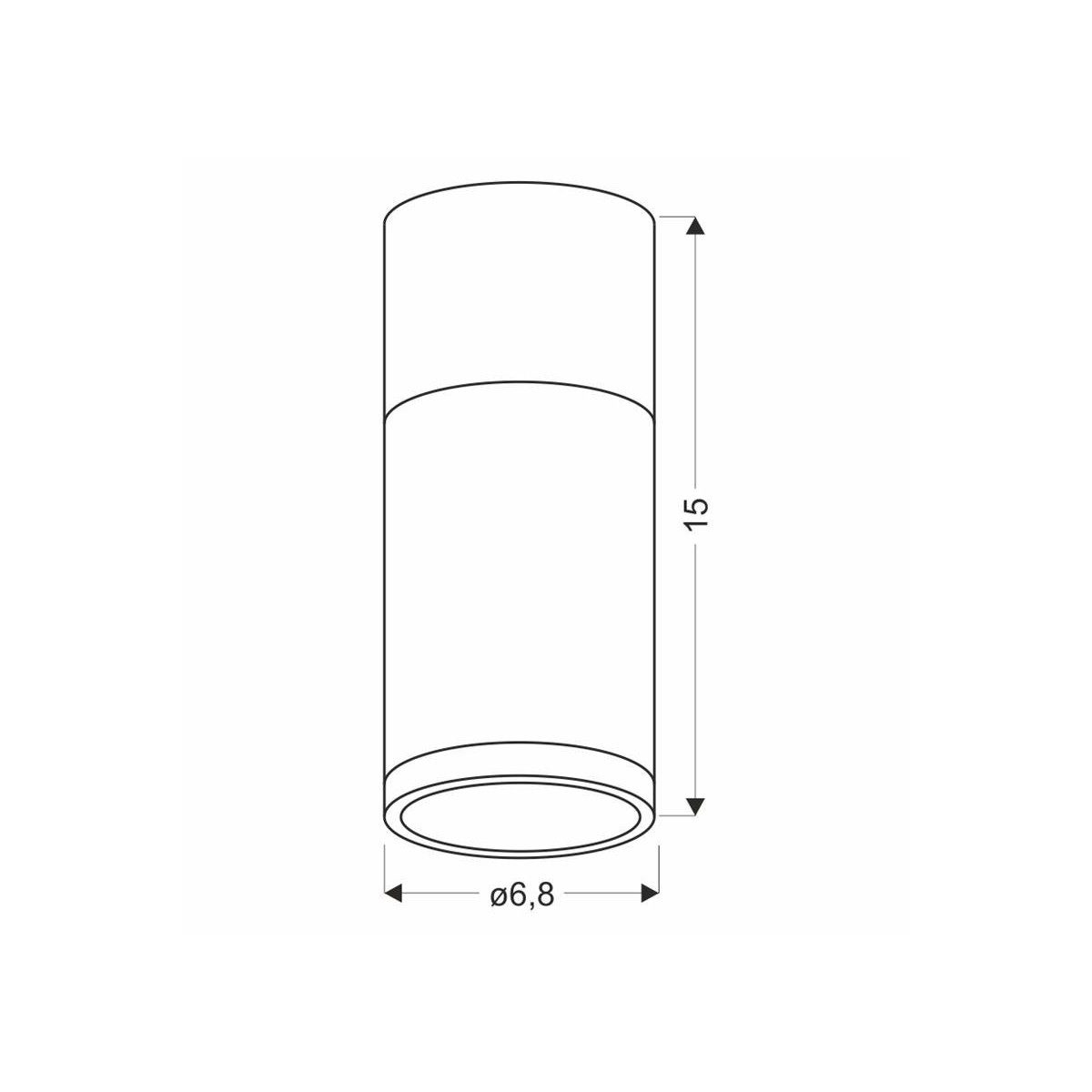Candellux TUBA 2284279 1xGU10
