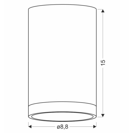 Candellux TUBA 2282879 1xMR16 - 650 lm - 9W LED - 4000K