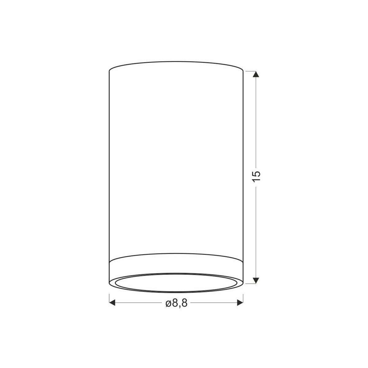 Candellux TUBA 2282879 1xMR16 - 650 lm - 9W LED - 4000K