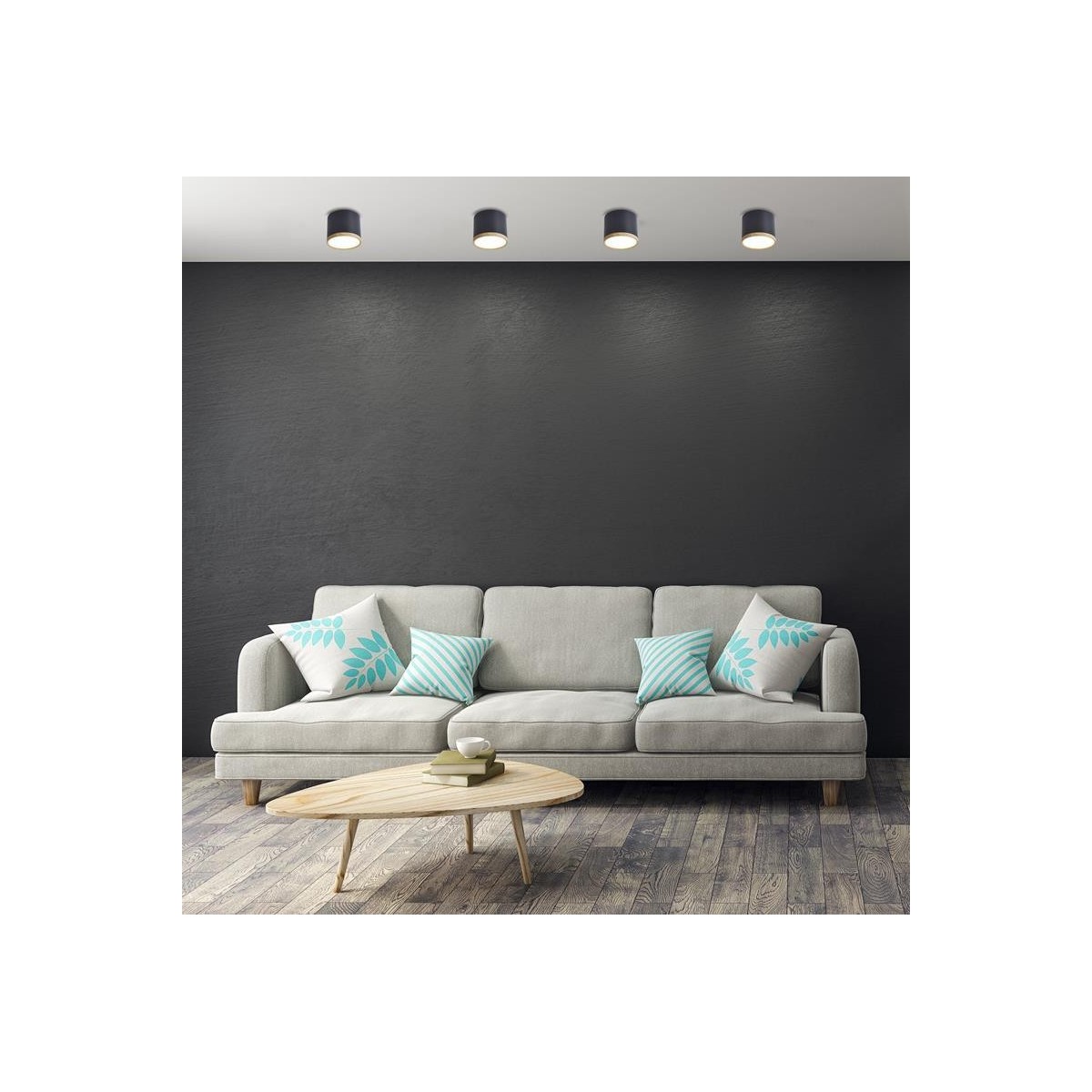 Candellux TUBA 2275949 1xLED - 650 lm - 9W LED - 4000K