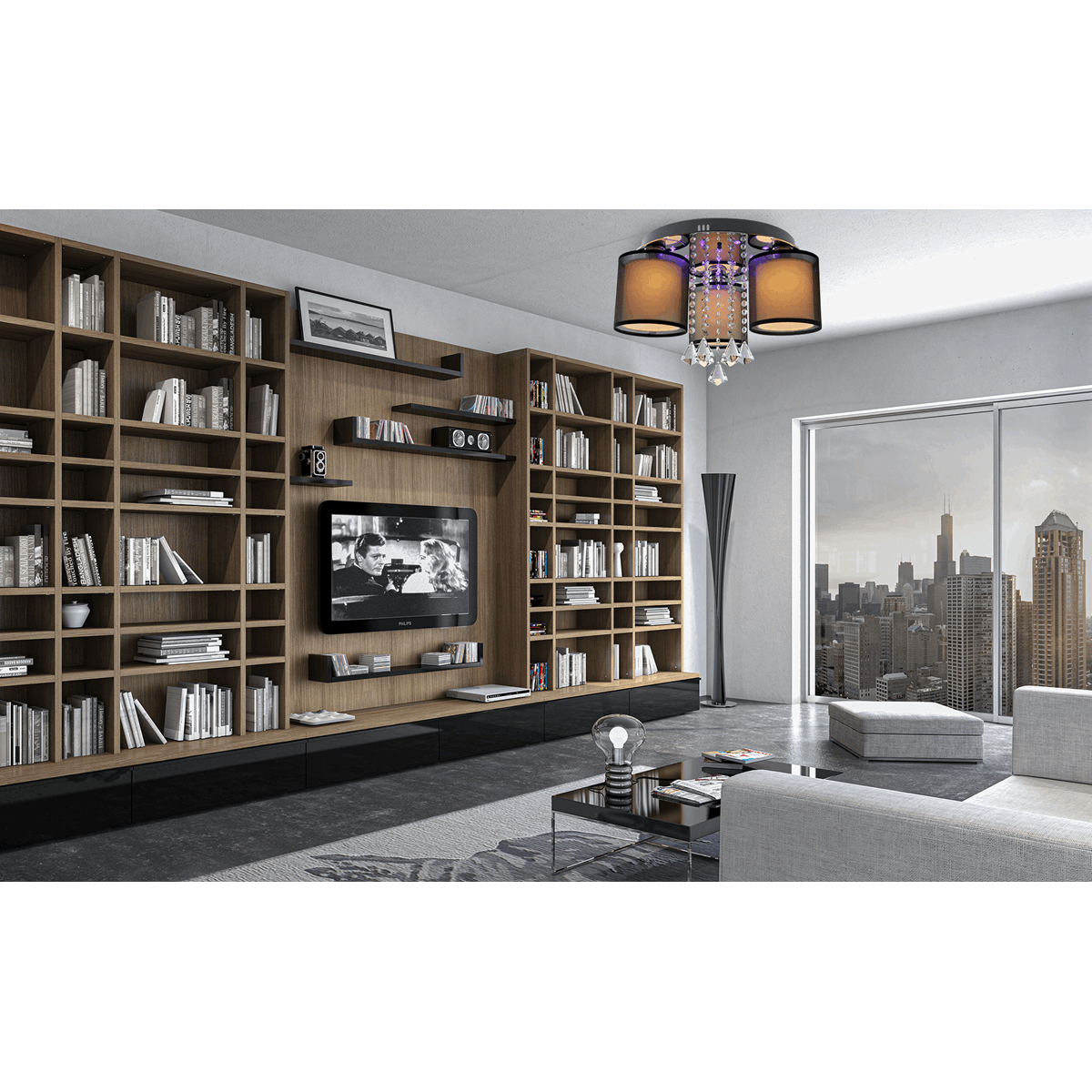 Elem BELLA DRS8007/3 8C 3xE14 40W + 22 LED