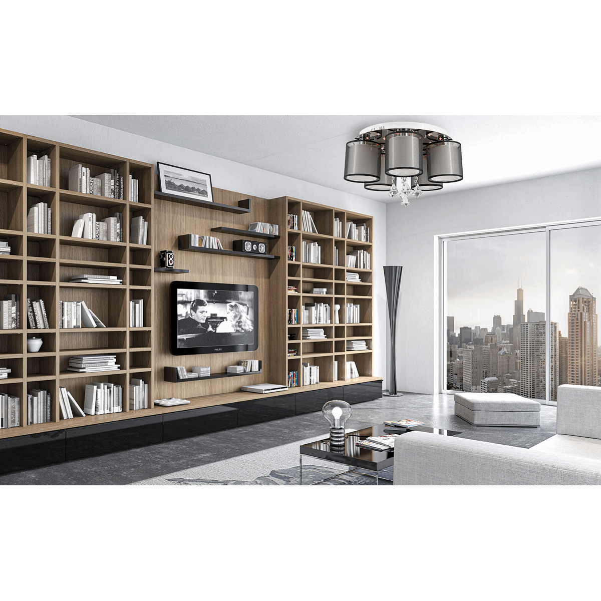 Elem BELLA DRS8007/5 8C 5xE14 40W + 30 LED