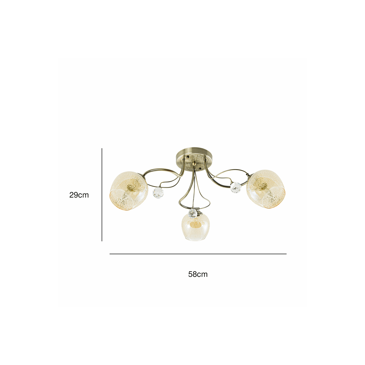 Elem BLANKA 8824/3 21QG - 3 x E27 60W
