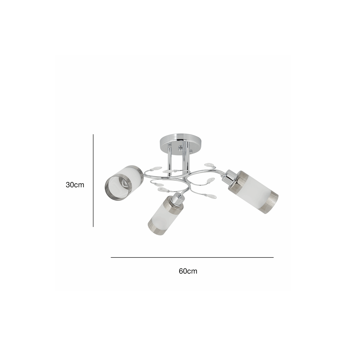 Elem GRACJA 8267/3 8C - 3 x E27 60W