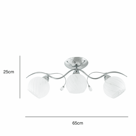 Elem STING 8758/3 8C - 3 x E27 60W