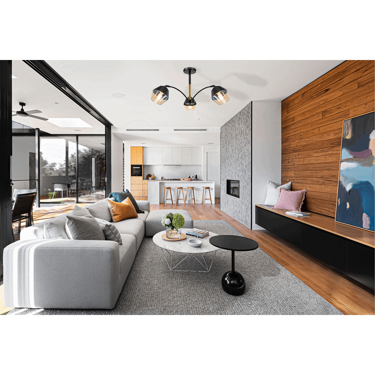 Elem NEWADA 2202/3 BL TR - 3 x E27 60W