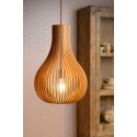 Lucide 01400/38/72 BODO - Lampa wisząca - 38 cm - 1xE27 - Jasne drewno