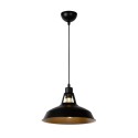 Lucide 43401/31/30 BRASSY-BIS - Lampa wisząca - 31 cm - 1xE27 - Czarny