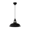 Lucide 43401/31/30 BRASSY-BIS - Lampa wisząca - 31 cm - 1xE27 - Czarny