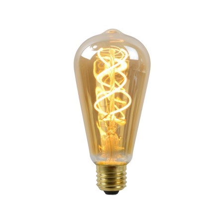 Lucide 49034/05/62 ST64 - Żarówka z żarnikiem - 6.4 cm - Ściemniacz LED - E27 - 1x4.9W 2200K - Bursztynowy