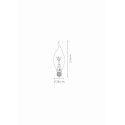 Lucide 49036/03/62 CT35 - Żarówka żarnikowa - 3.5 cm - LED Dim. - E14 - 1x3W 2200K - Bursztynowa