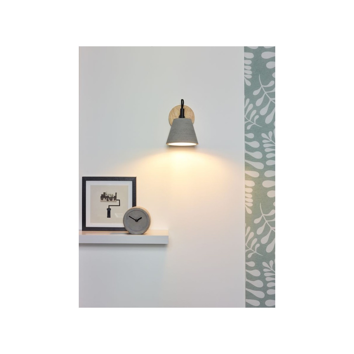 Lucide 03213/01/41 POSSIO - Kinkiet - 1xE14 - Szary