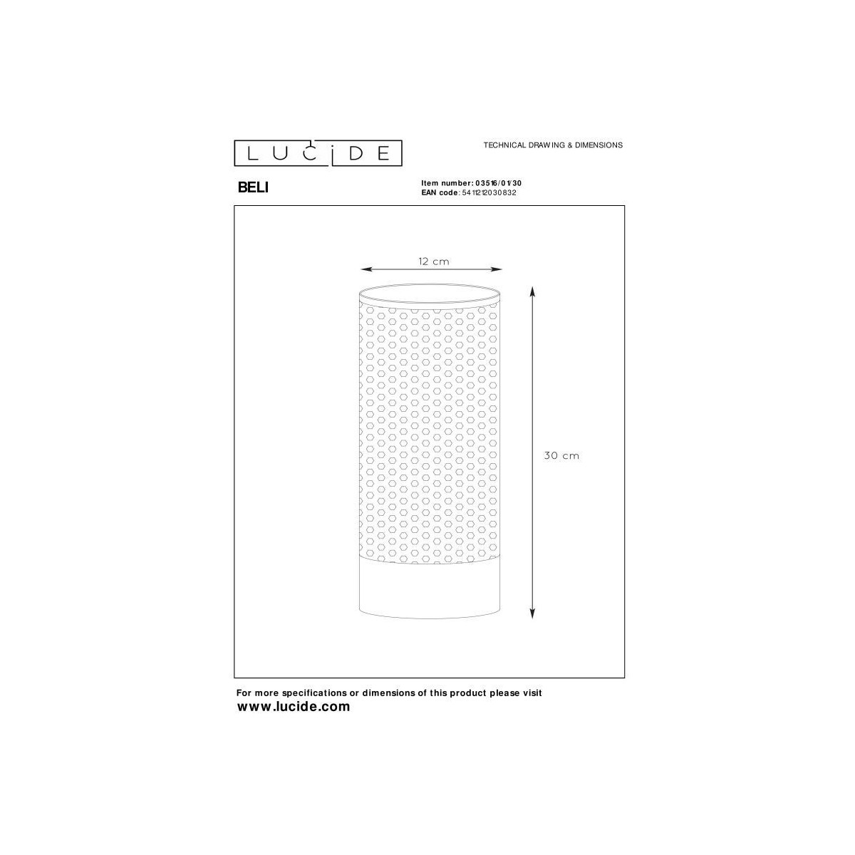 Lucide BELI 03516/01/30
