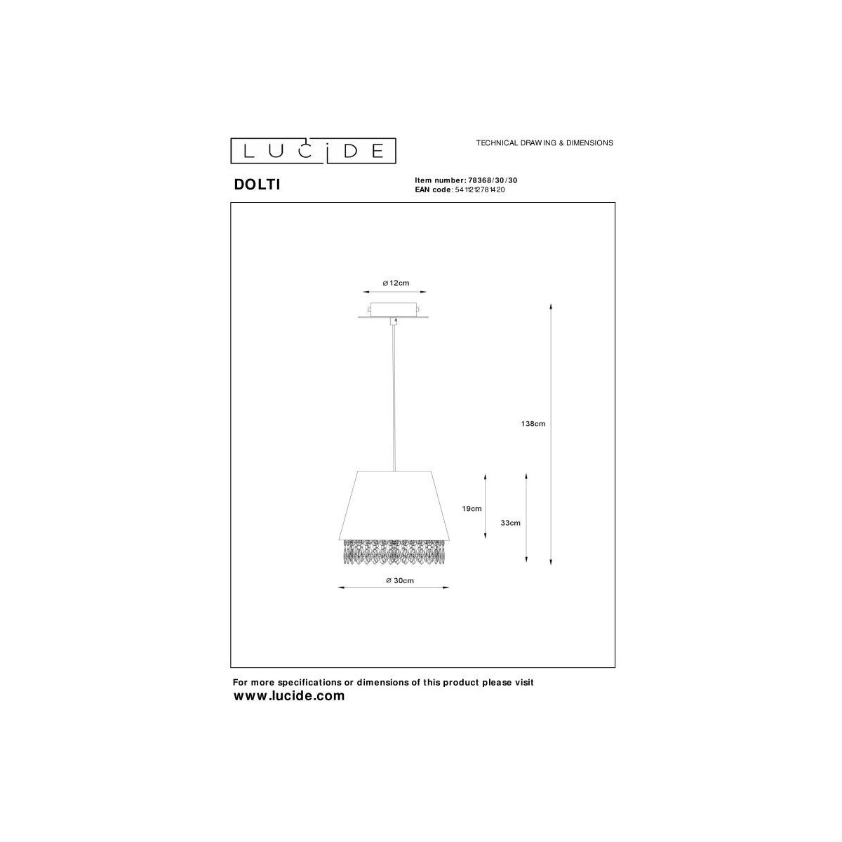 Lucide DOLTI 78368/30/30