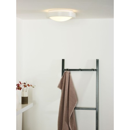 Lucide 79158/01/31 FRESH - Lampa sufitowa łazienkowa wpuszczana - 27 cm - 1xE27 - IP44 - Biała