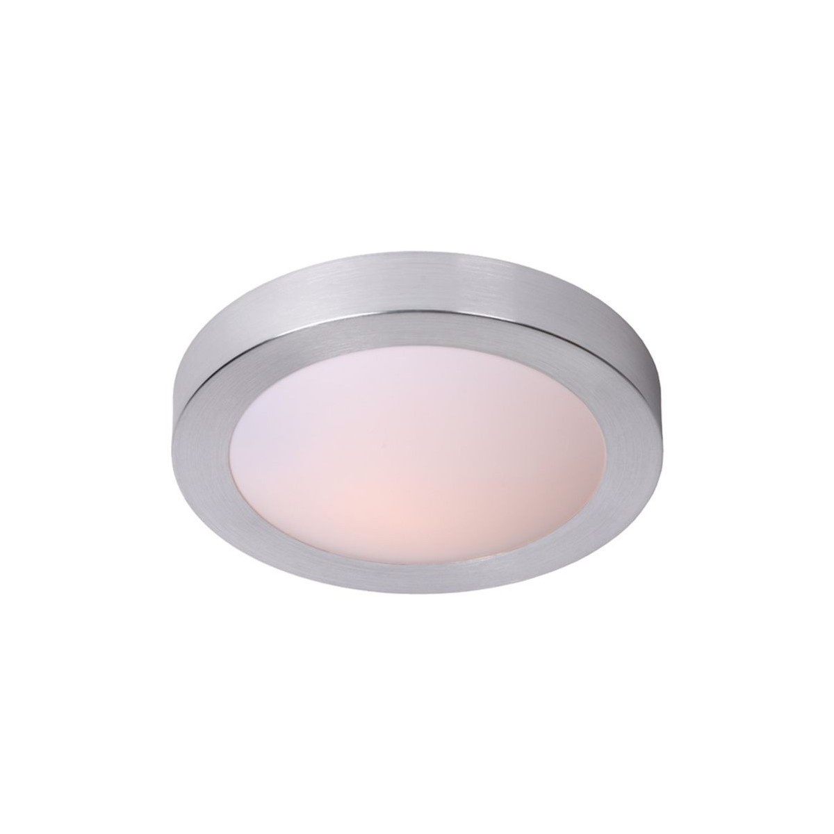 Lucide 79158/02/12 FRESH - Lampa sufitowa łazienkowa wpuszczana - 35 cm - 2xE27 - IP44 - Chrom satynowy