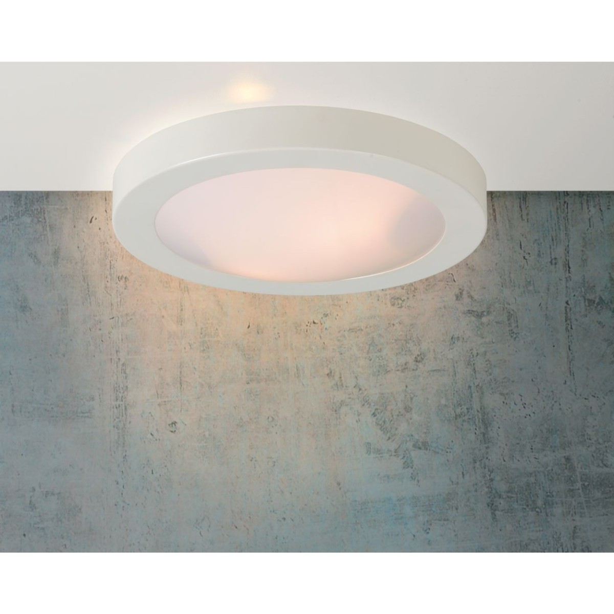 Lucide 79158/02/31 FRESH - Lampa sufitowa łazienkowa wpuszczana - 35 cm - 2xE27 - IP44 - Biała