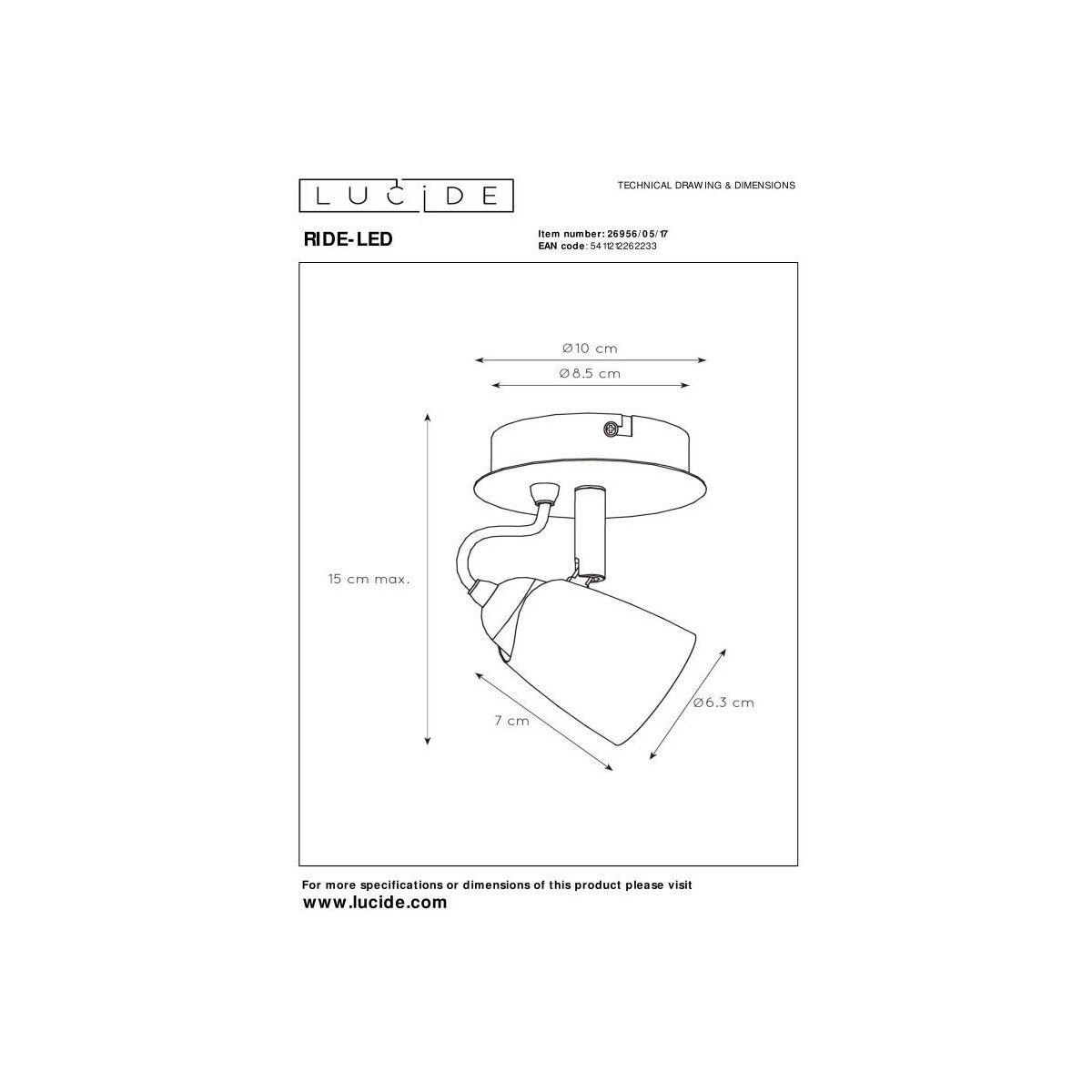 Lucide RIDE-LED 26956/05/17