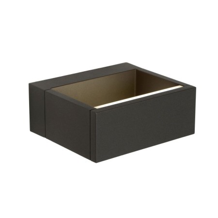 Lucide 28857/06/30 GOA - Kinkiet do wewnątrz i na zewnątrz - LED - 1x10W 3000K - IP54 - Antracyt