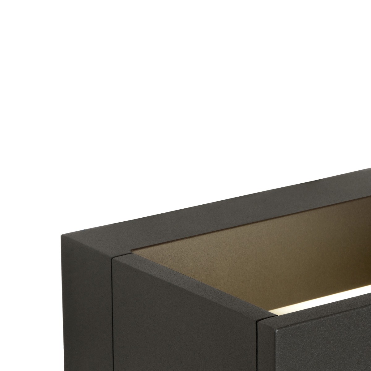 Lucide 28857/06/30 GOA - Kinkiet do wewnątrz i na zewnątrz - LED - 1x10W 3000K - IP54 - Antracyt