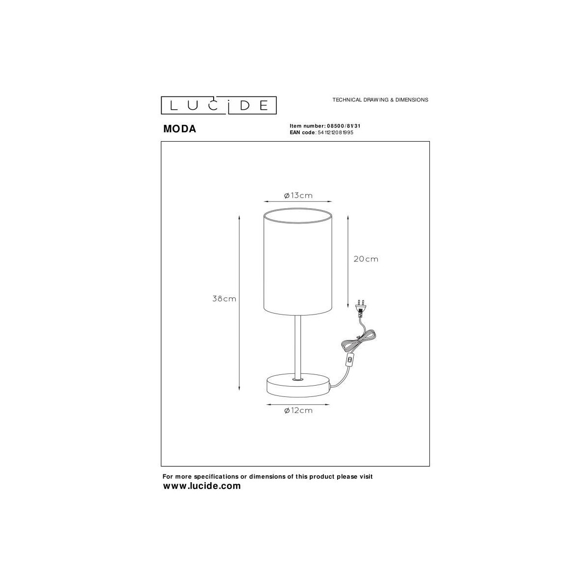 Lucide MODA 08500/81/31