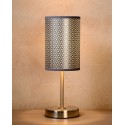 Lucide 08500/81/36 MODA - Lampa stołowa - 13 cm - 1xE27 - Szara