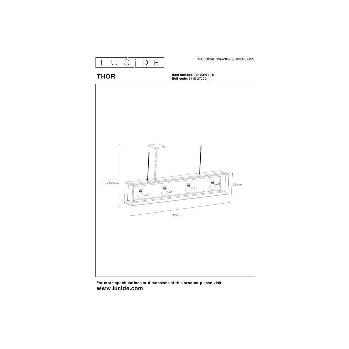 Lucide THOR 73402/04/15