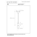 Lucide 08408/01/30 FIX - Lampa wisząca - 10 cm - 1xE27 - Czarna