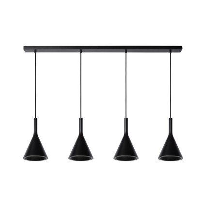 Lucide 35410/04/30 GIPSY - Lampa wisząca - 4xE27 - Czarna